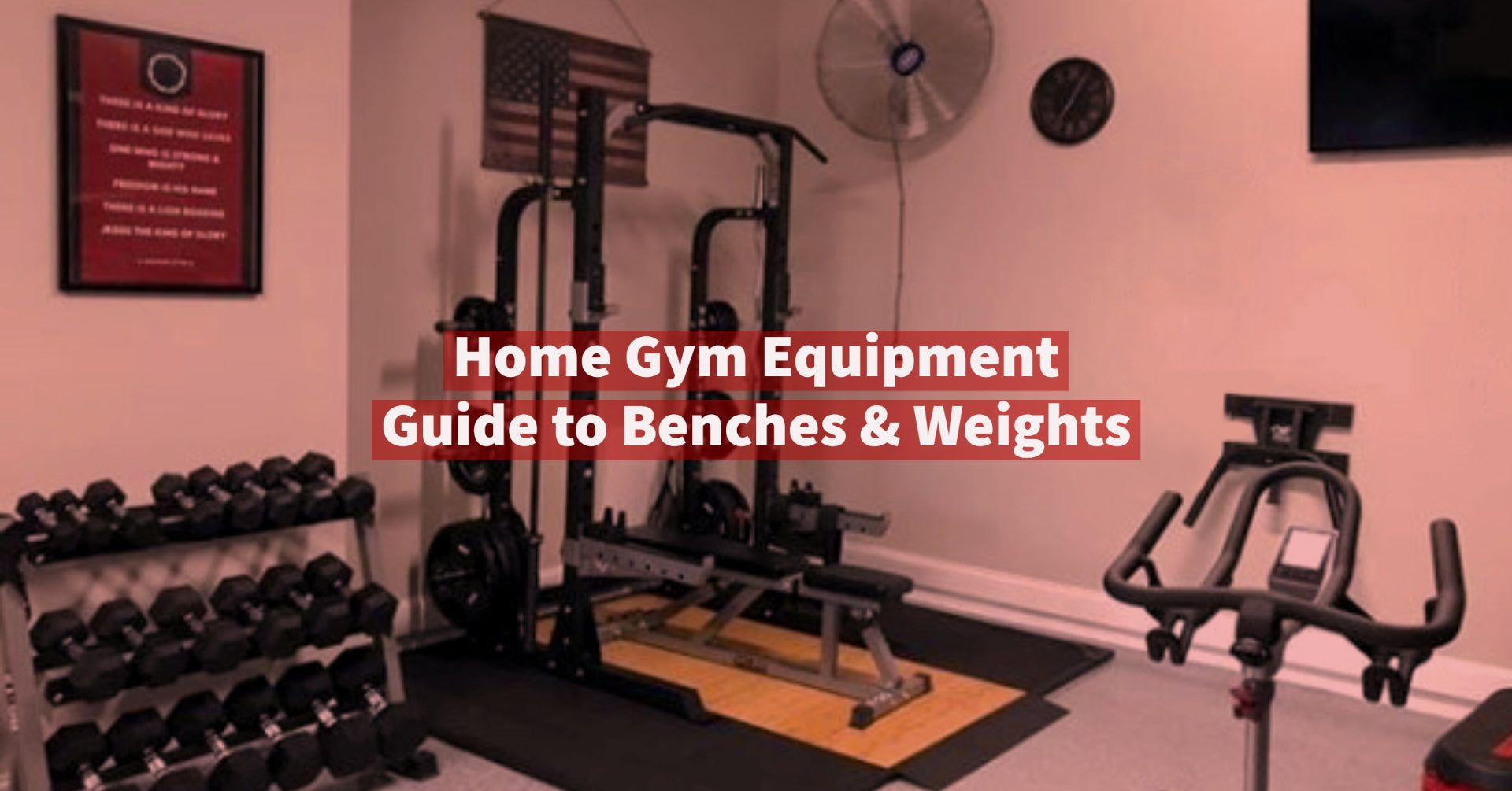 Pink Gym Equipment for Home Workout and Exercise