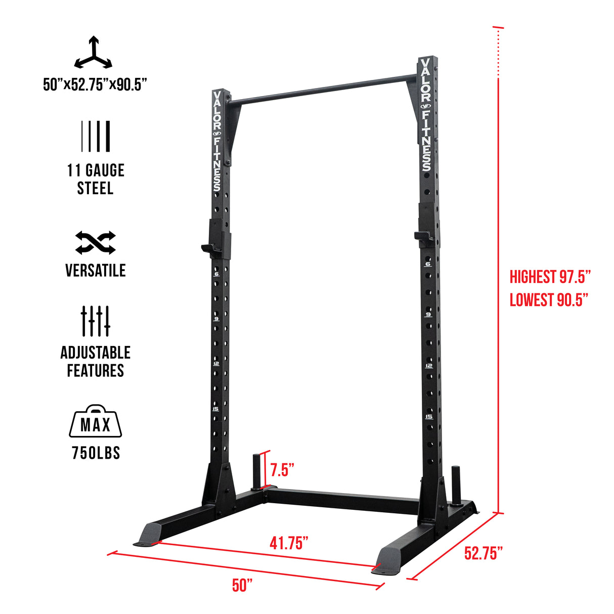 Compact 3x3 Strength Rack
