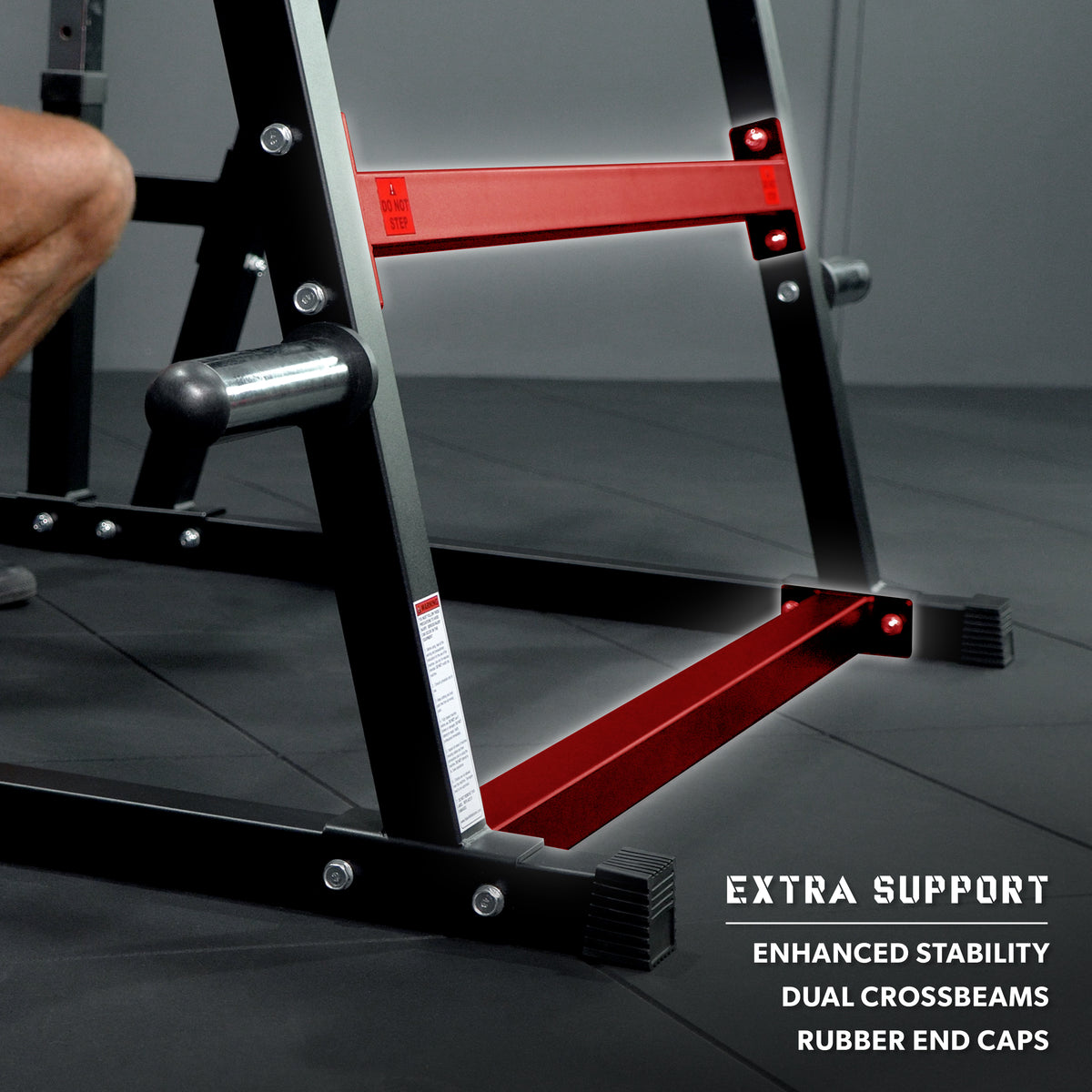 Squat - Bench Press Combo Rack w/ Plate Storage