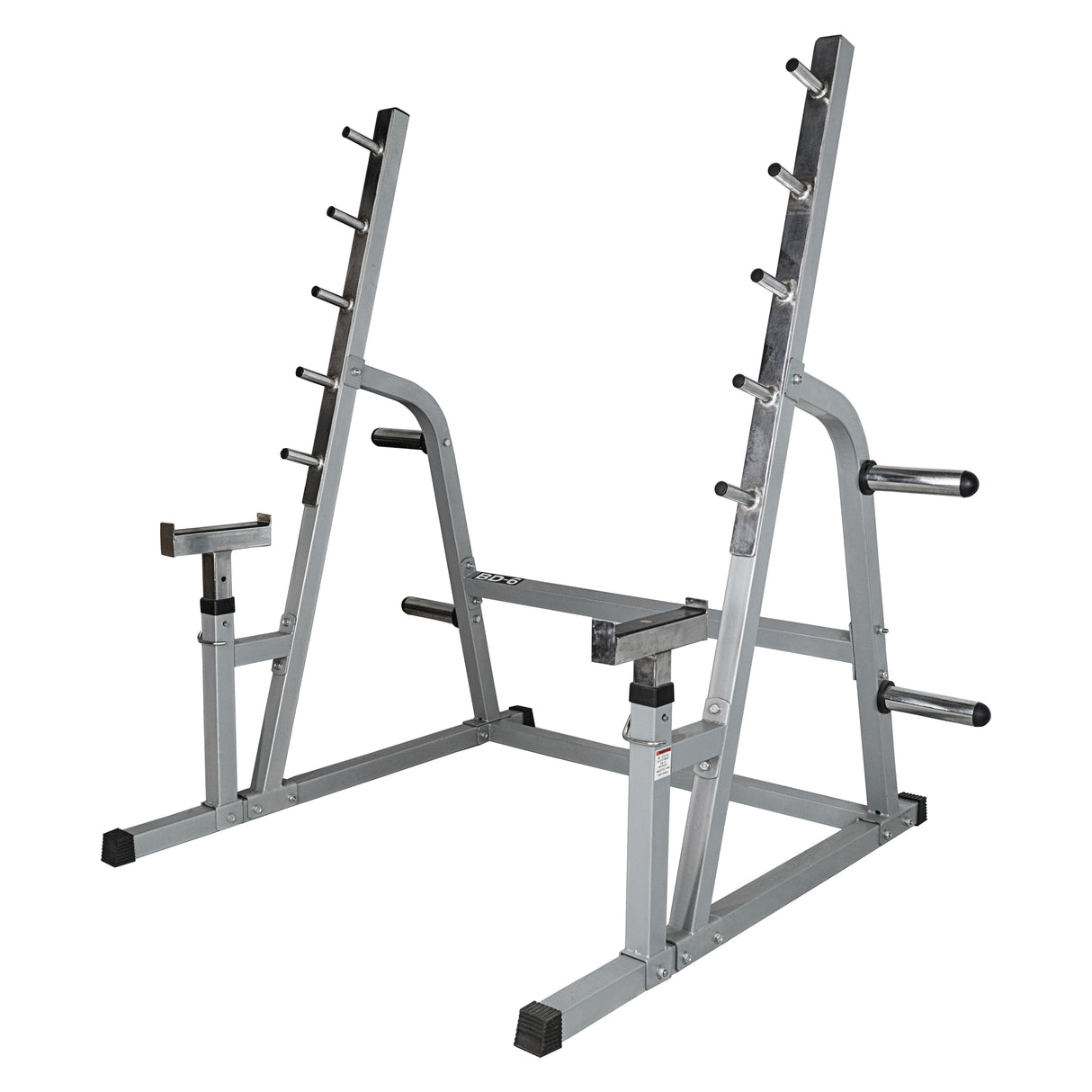 Squat - Bench Press Combo Rack w/ Plate Storage