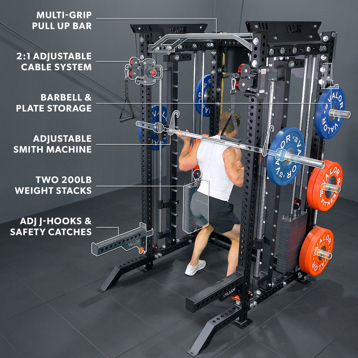 Pro Smith Machine Functional Trainer