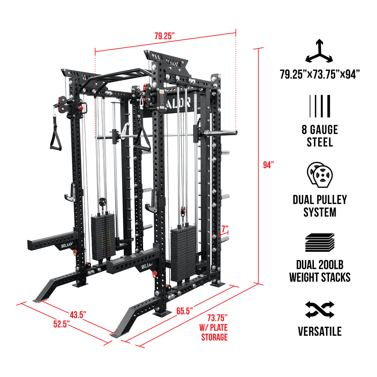 Pro Smith Machine Functional Trainer