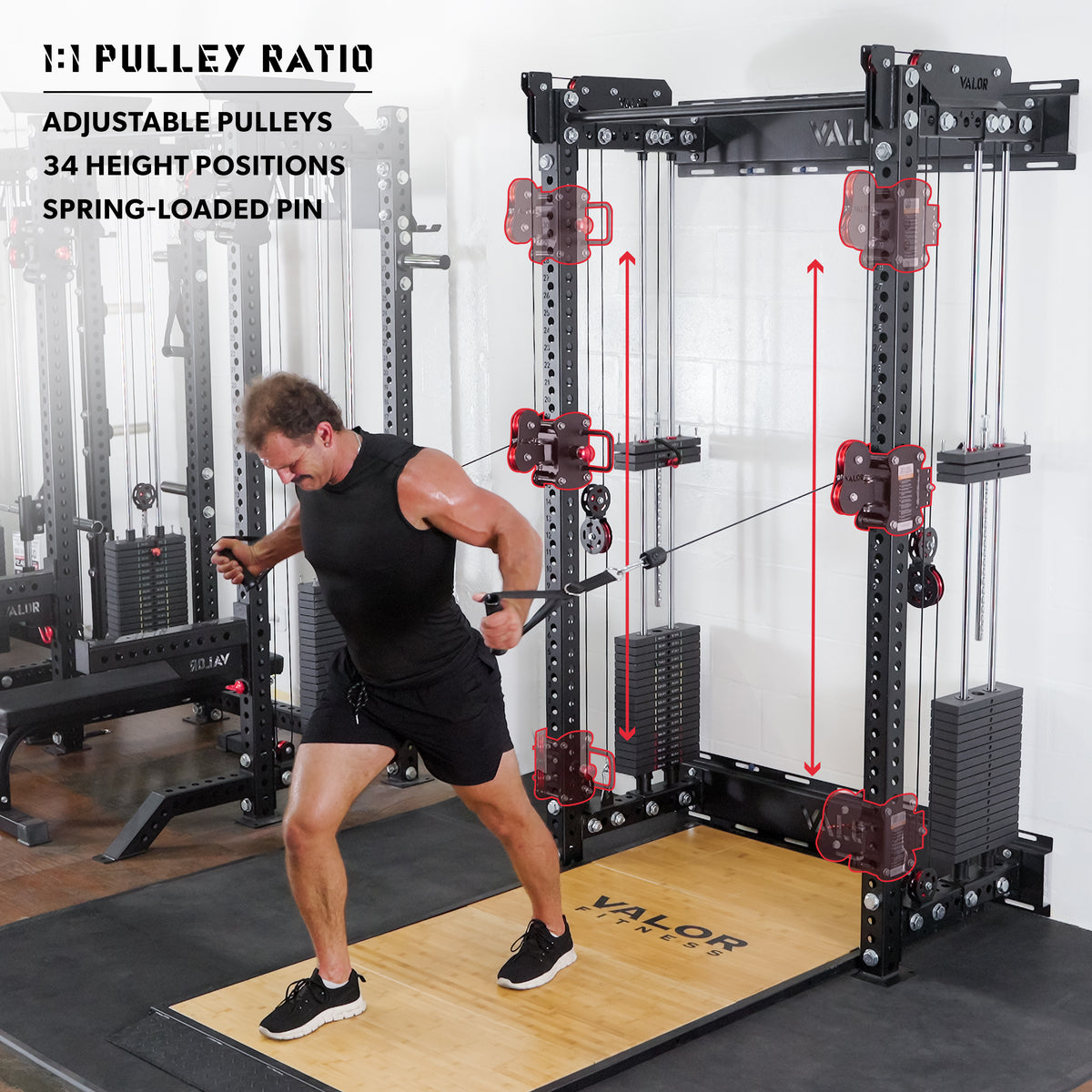 Wall-Mounted Functional Trainer