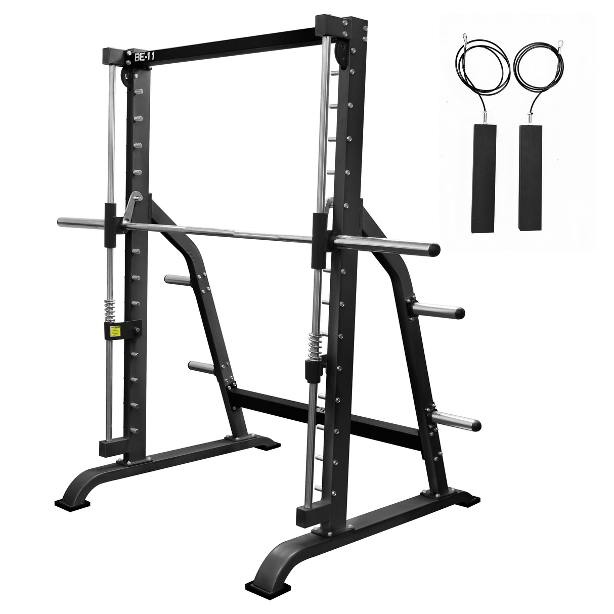 Black smith machine with included counterbalance for bar weight distribution