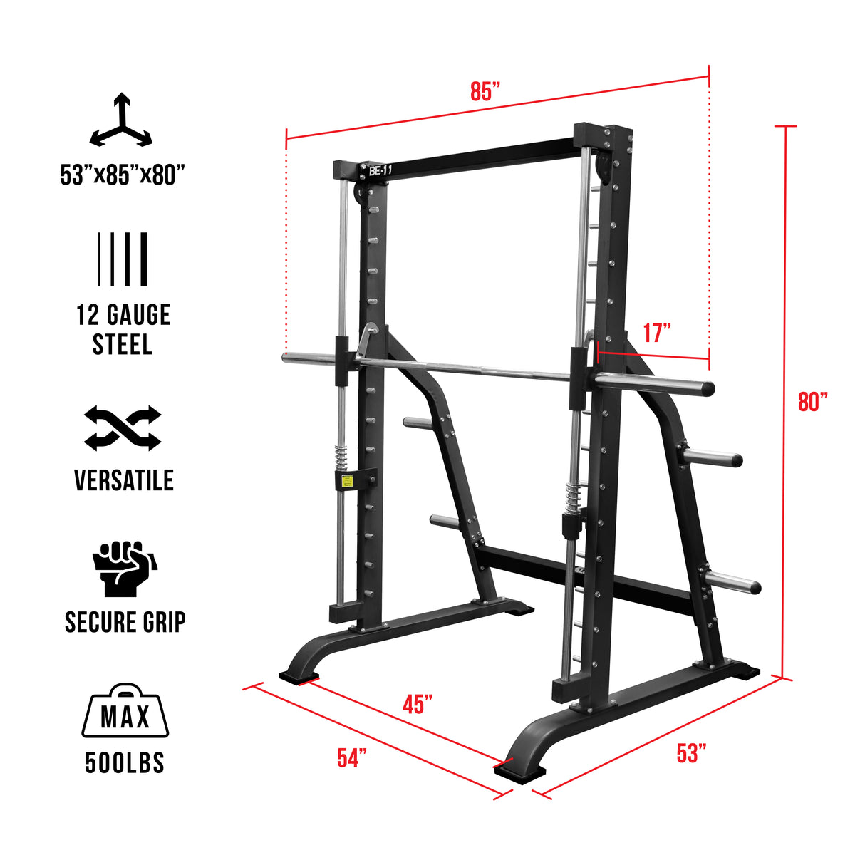 Counterbalanced Smith Machine