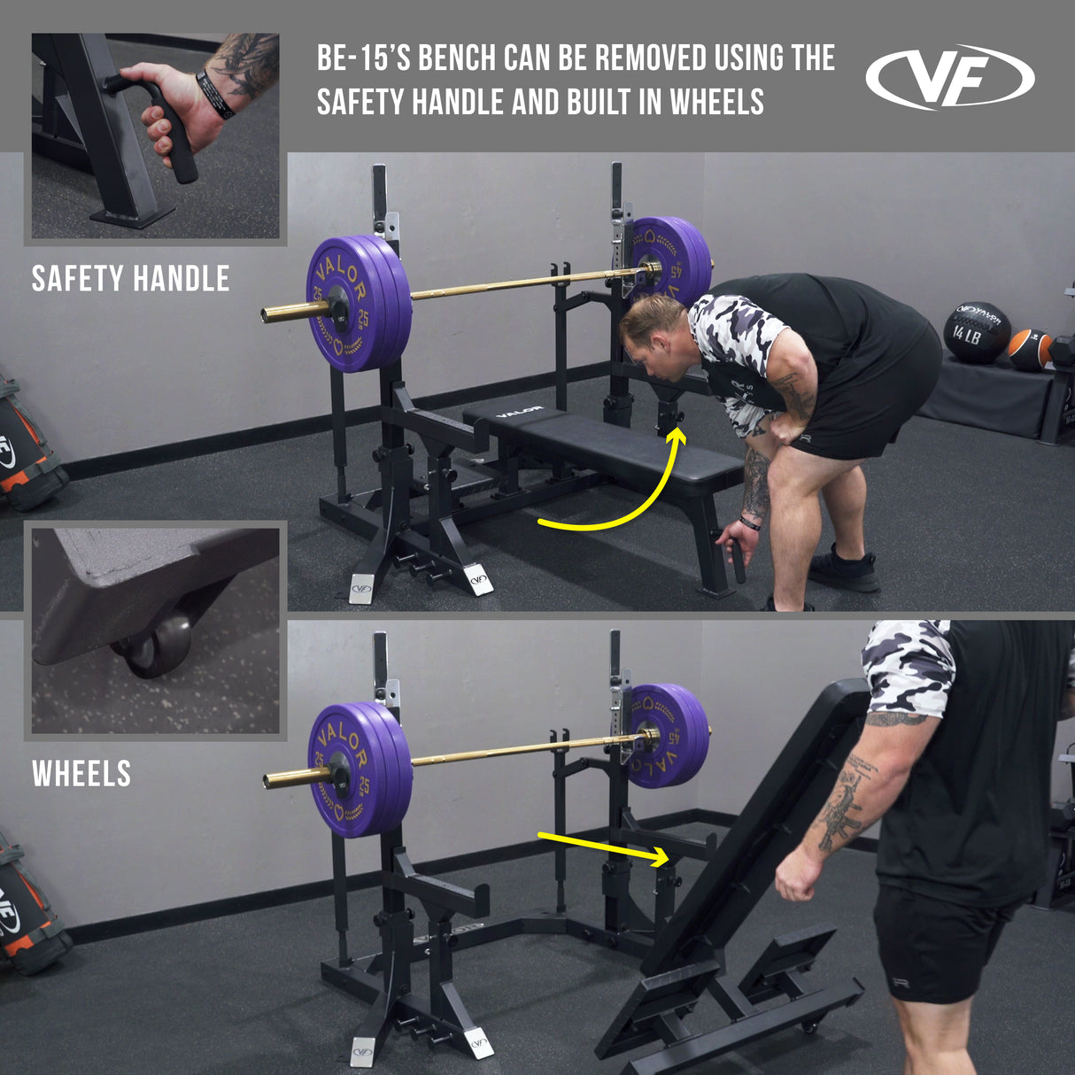 Competition Squat - Bench Press Combo Rack
