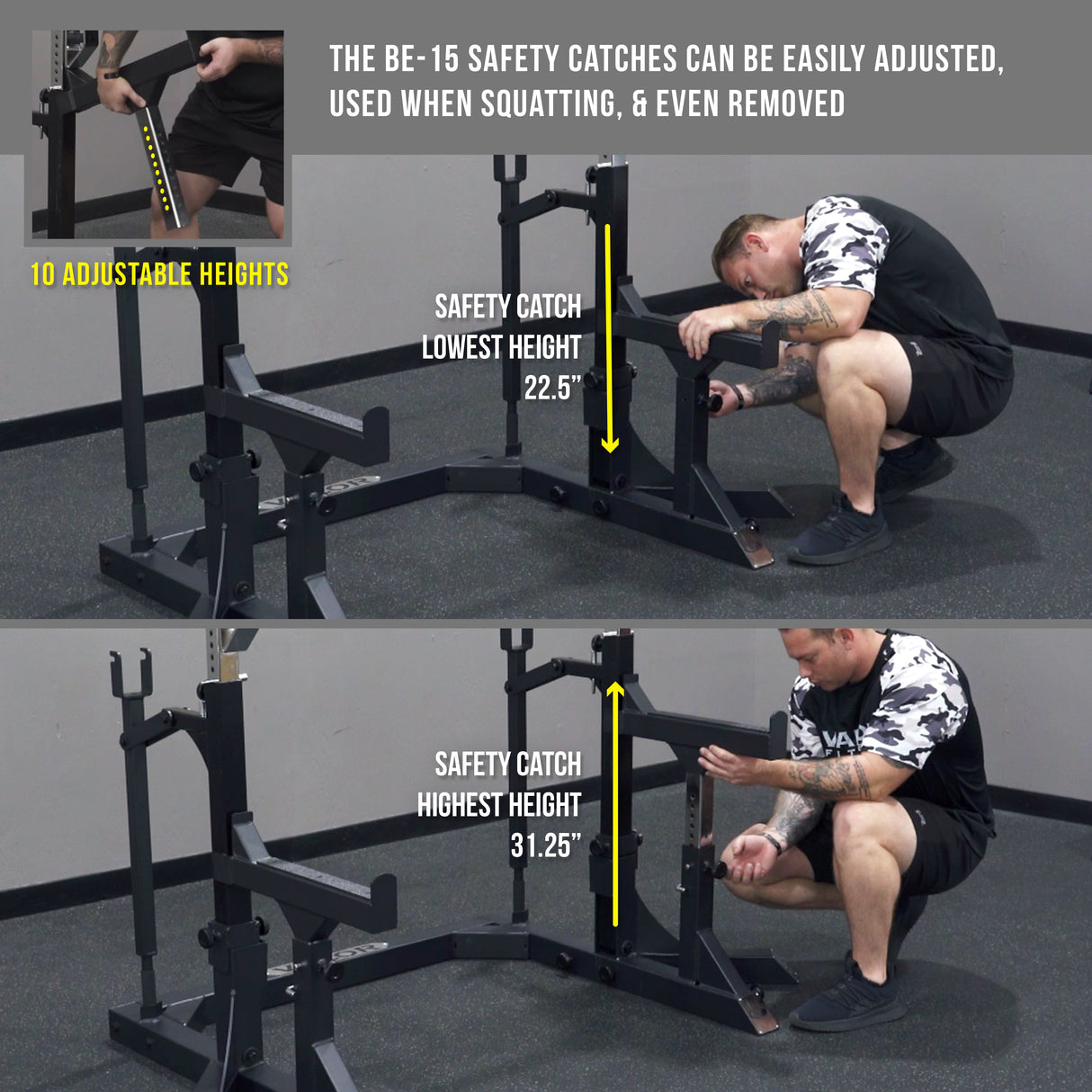 Competition Squat - Bench Press Combo Rack