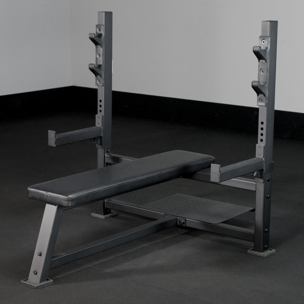 Heavy Duty Bench Press w/ Safety Catch - Spotter Stand