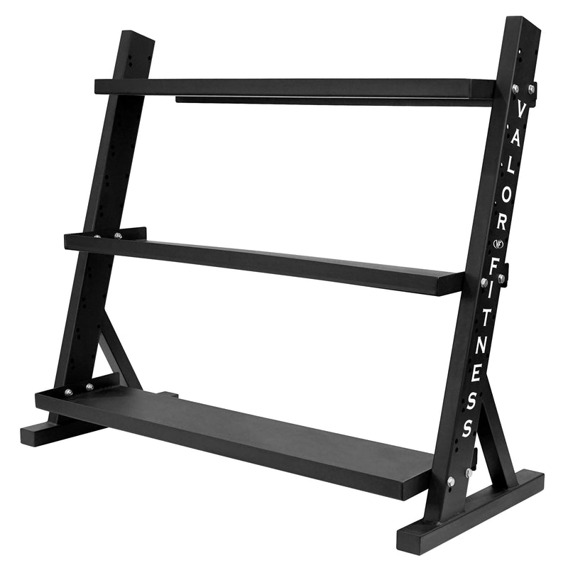 Load image into Gallery viewer, Flat Shelf 3 Tier Storage Rack for Fitness Equipment
