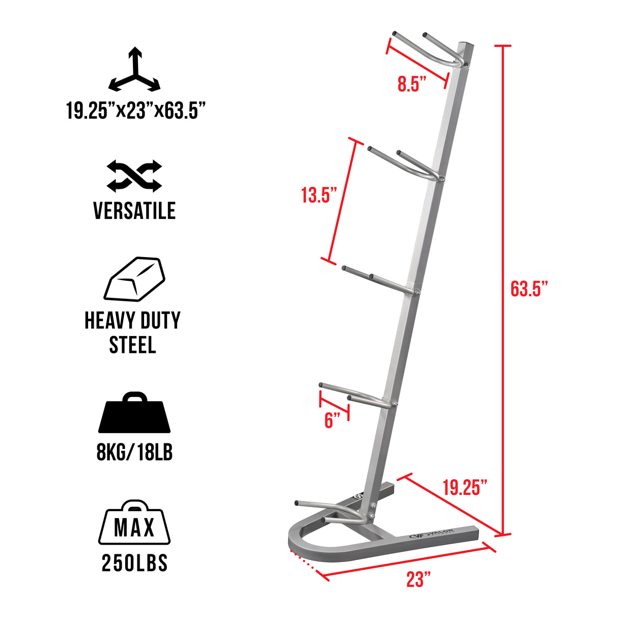 Exercise Ball 5 Tier Stand