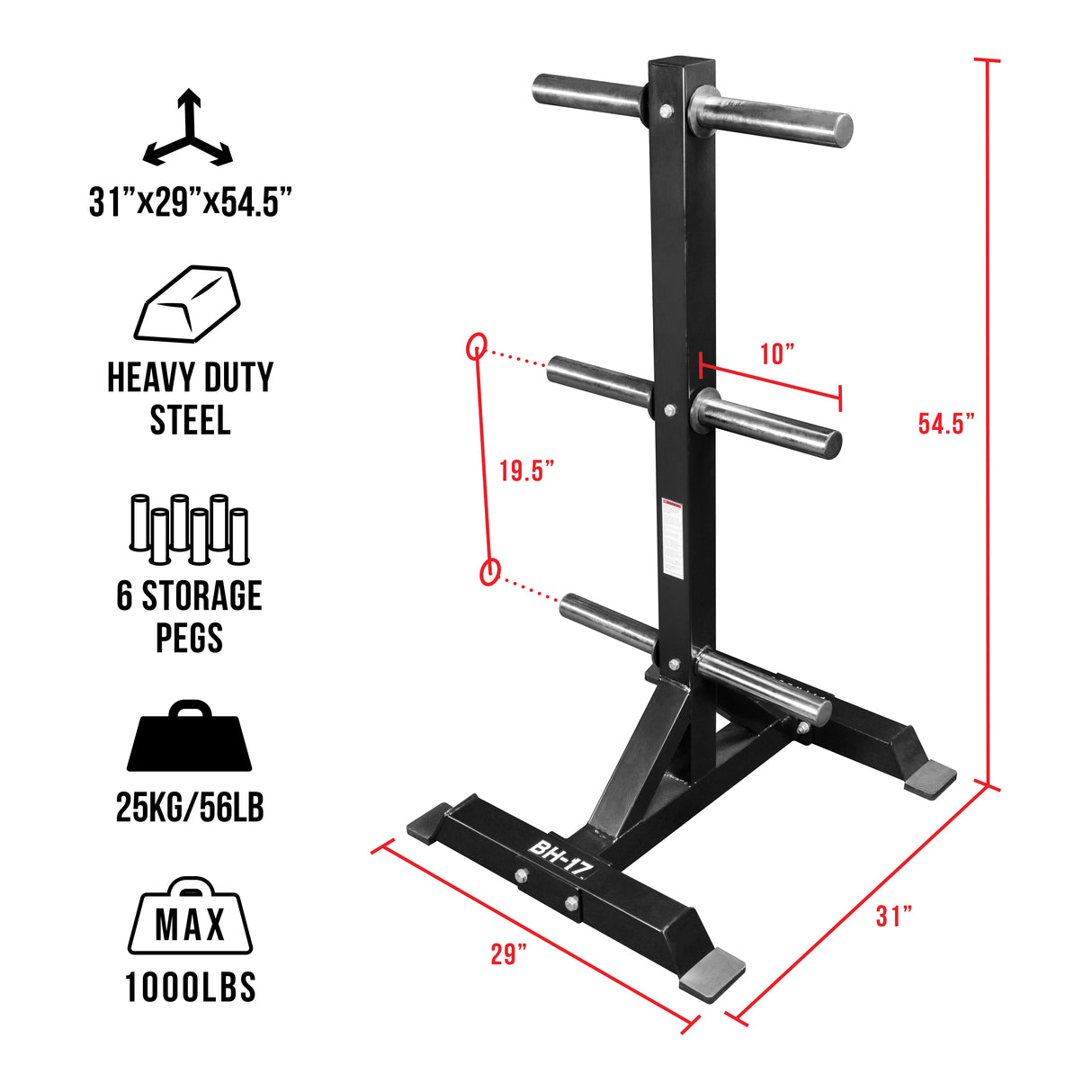 Storage Tree for Bumper Plates