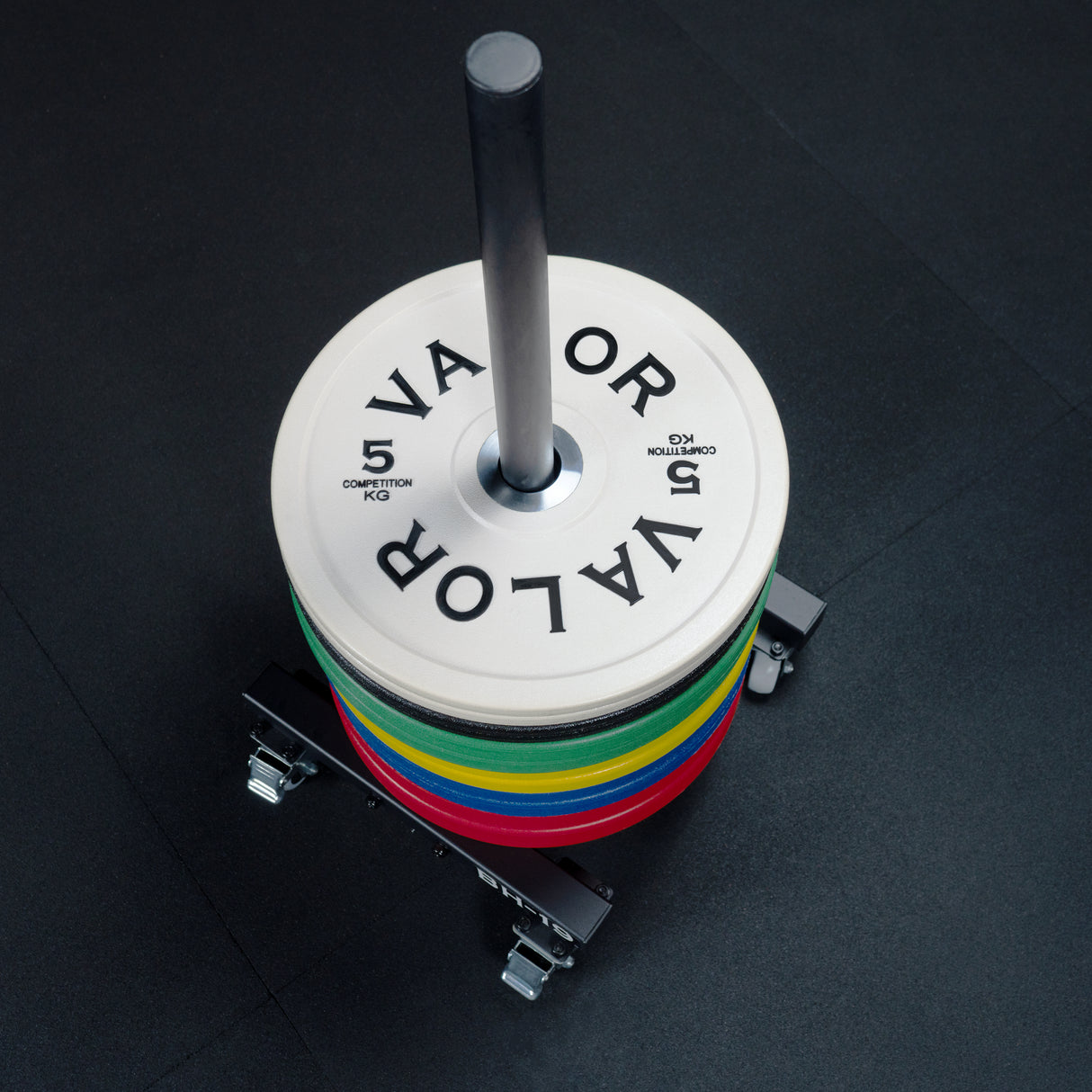 Stackable Rolling Bumper Plate Storage