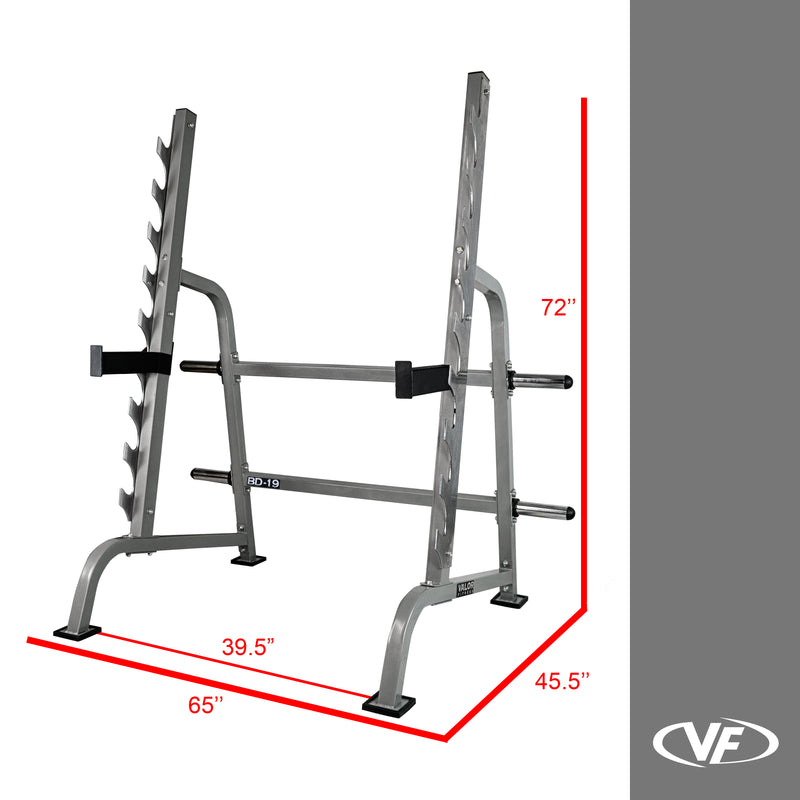 Load image into Gallery viewer, Sawtooth Squat Rack - Bench Press w/ Plate Storage
