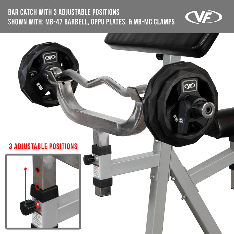 Load image into Gallery viewer, Standing Adjustable Arm Preacher Curl Bench
