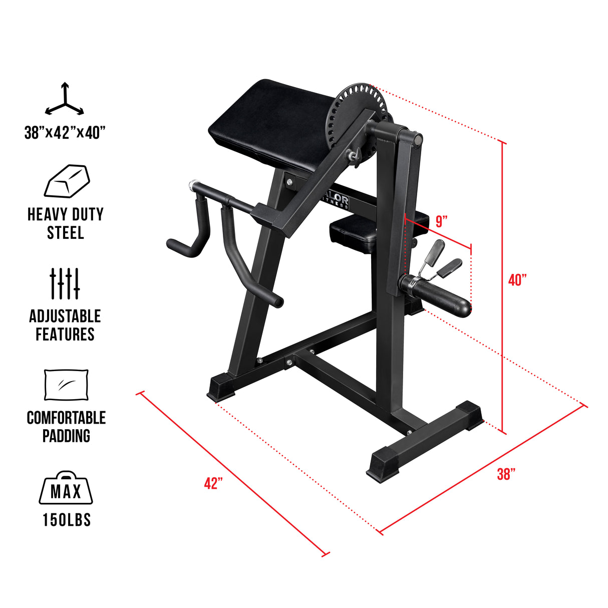 Bicep Tricep Curl Machine
