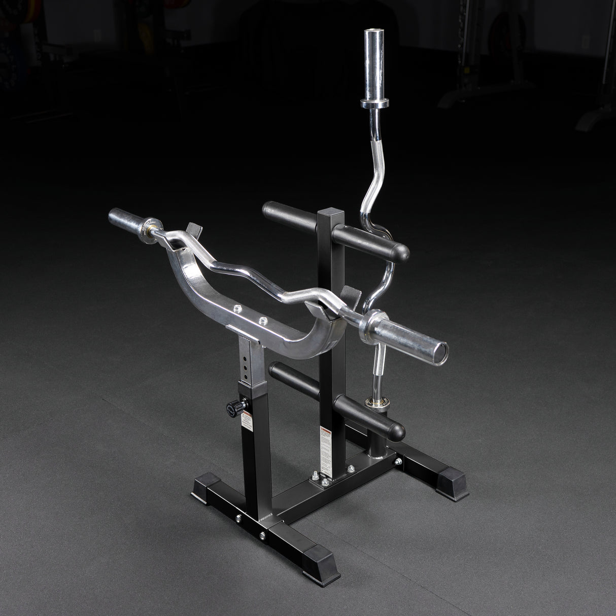 Standing Curl Station & Plate Storage Tree