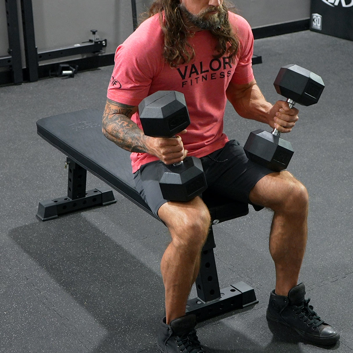 Fold-Up Flat Bench