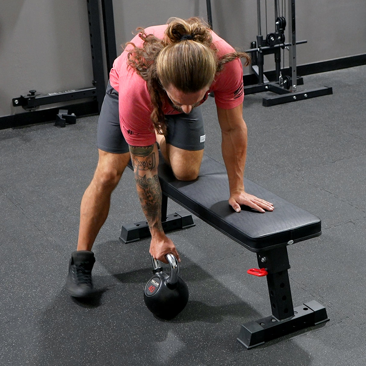 Fold-Up Flat Bench