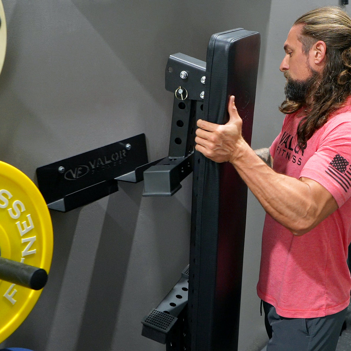 Fold-Up Flat Bench