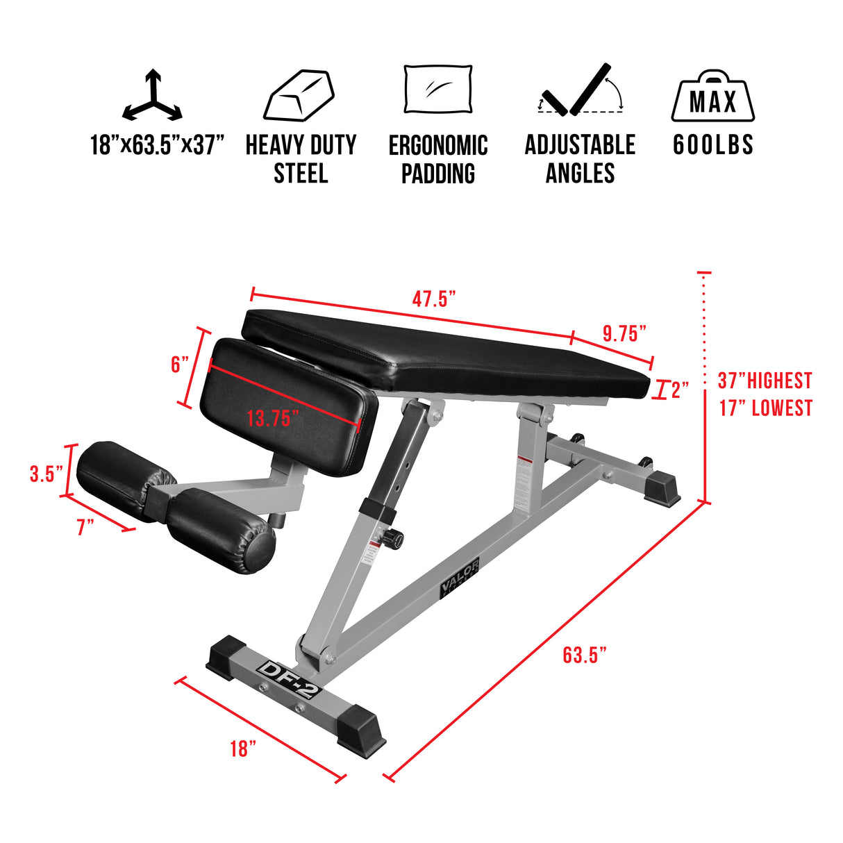 Adjustable Decline Benches