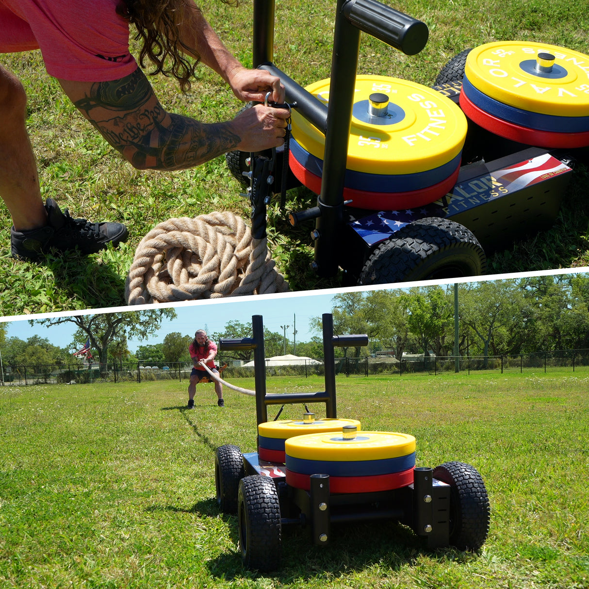 All-Surface Wheeled Sled