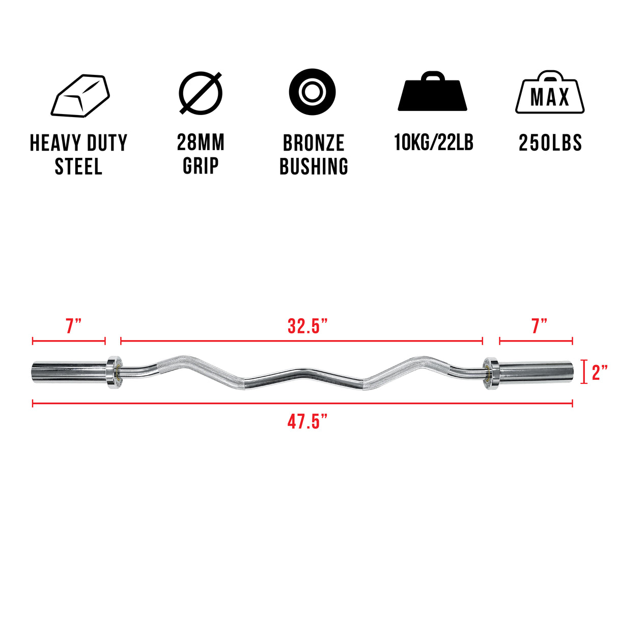 EZ Curl Bars