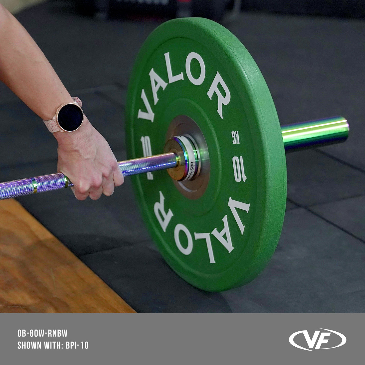 Rainbow Coated Needle Bearing Barbell