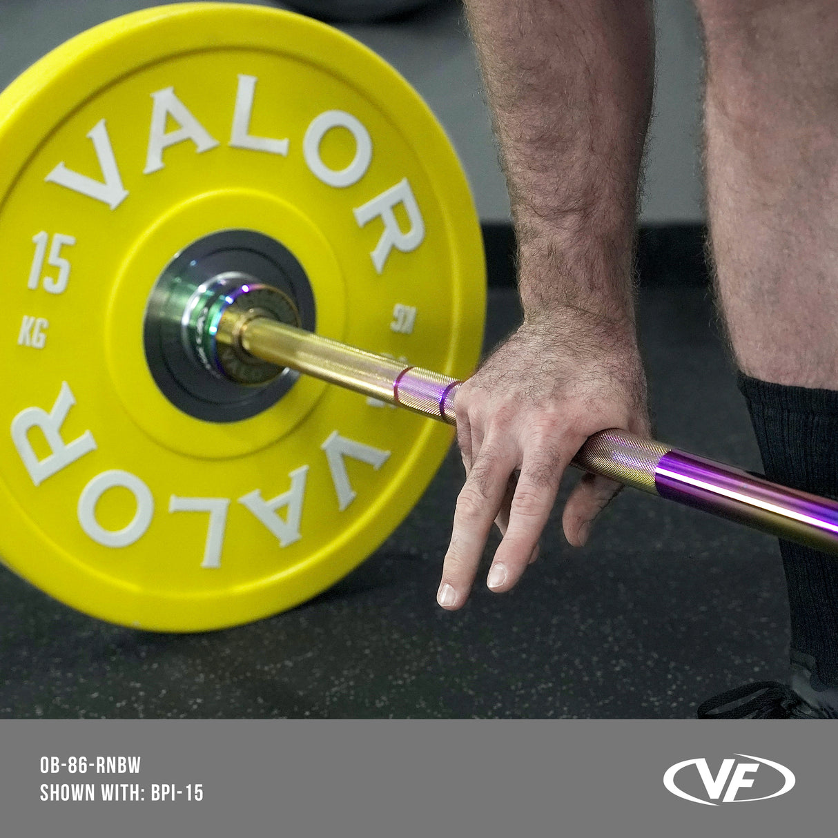 Rainbow Coated Needle Bearing Barbell