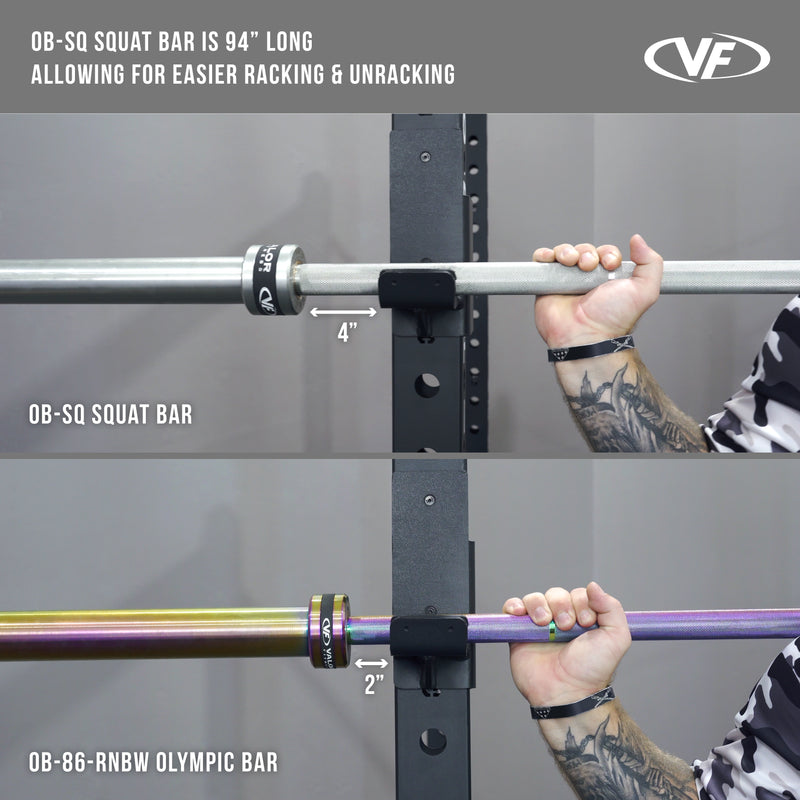 Load image into Gallery viewer, Powerlifting 94&quot; 32mm Squat Barbell
