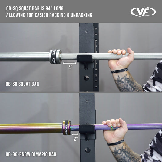 Powerlifting 94" 32mm Squat Barbell