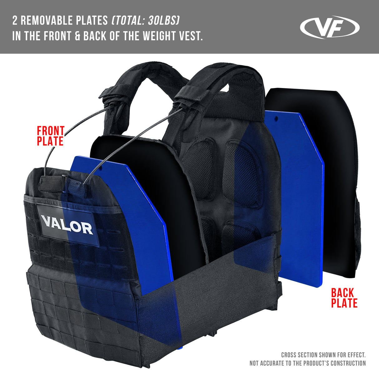 crossfit weight vest with 30lb weight vest plates