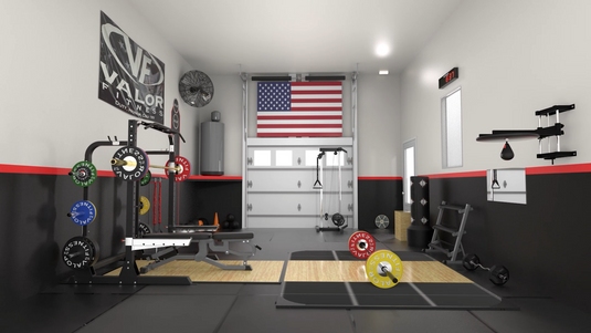 home gym rendering 3d model