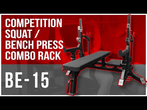 Load and play video in Gallery viewer, Competition Squat - Bench Press Combo Rack
