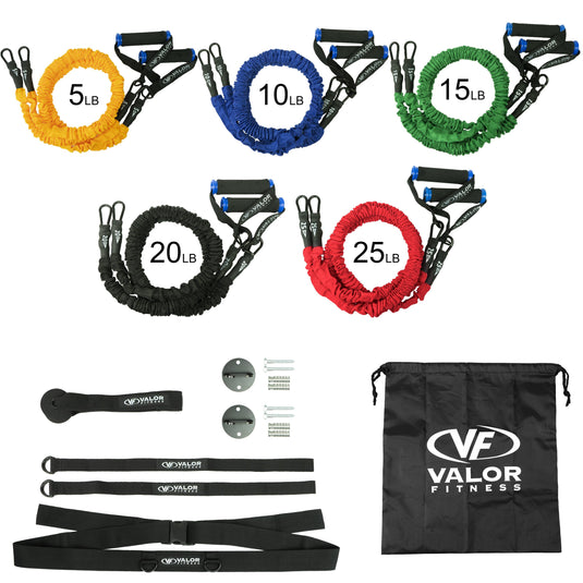 Resistance Bands with Handles (Multiple Sizes)