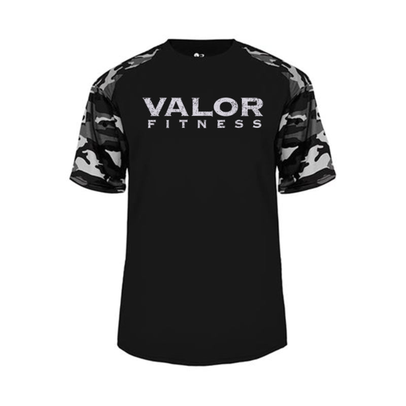Load image into Gallery viewer, Black Valor Fitness Men&#39;s Camo Sport T-Shirt
