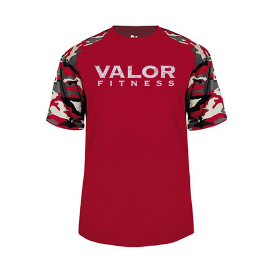 Red Valor Fitness Men's Camo Sport T-Shirt
