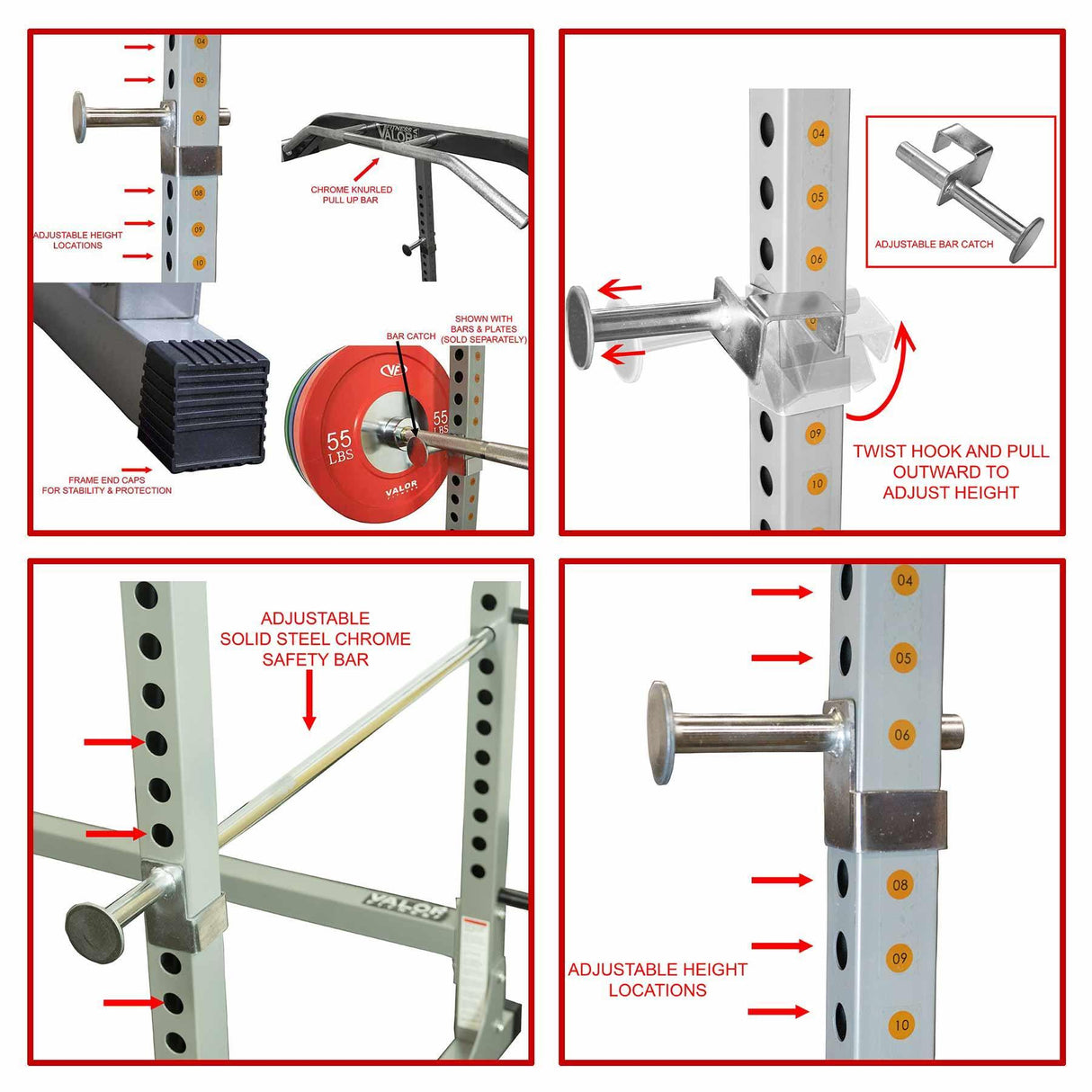 Valor Fitness BD-11, Power Rack