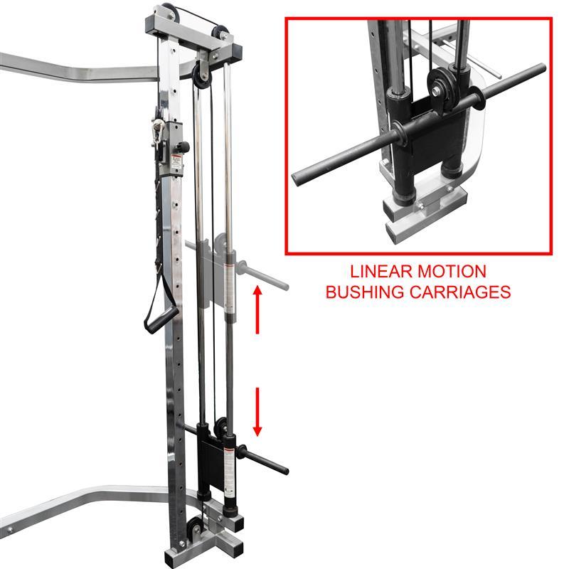 Load image into Gallery viewer, Valor Fitness BD-11BCCL, Power Rack with Lat Pull &amp; Cable Crossover Attachments
