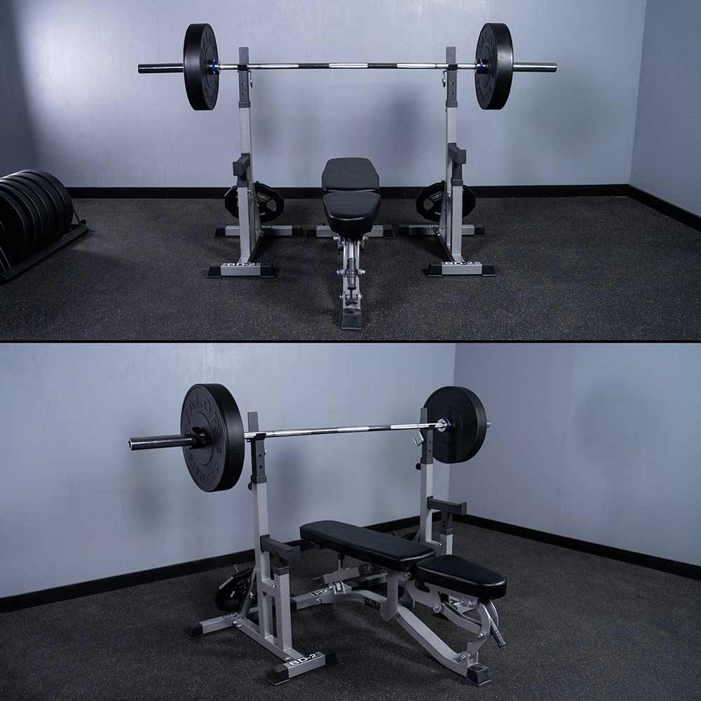 Valor Fitness BD-2, Bench Press Stands