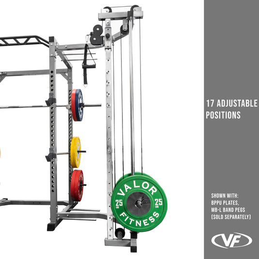 BD-41BCC, Power Rack w/ Cable Crossover Attachment