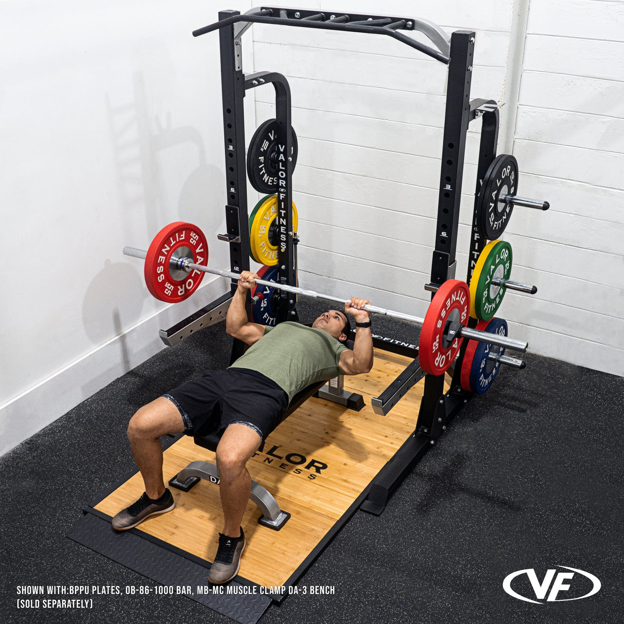 BD-58BPF, Half Rack w/ Weightlifting Platform