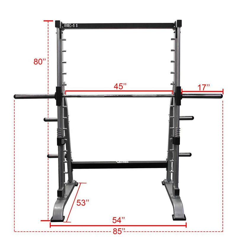 Load image into Gallery viewer, Dimensions for valor fitness smith machines

