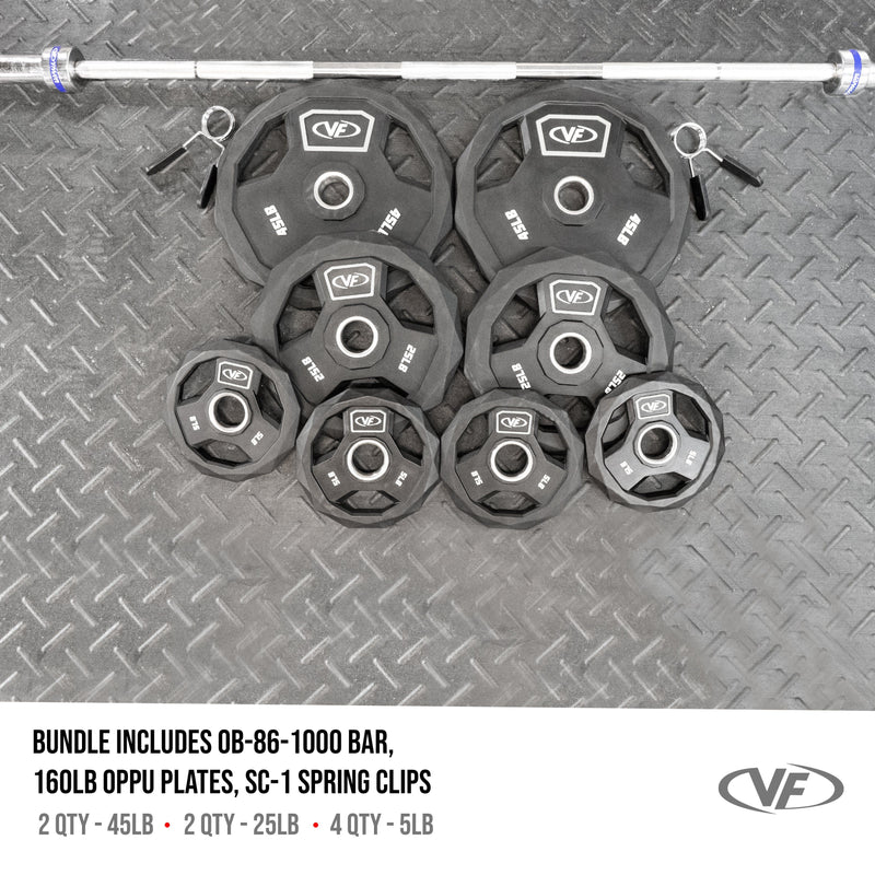 Load image into Gallery viewer, BF-7B200, Olympic Bench Bundle w/ Barbell &amp; Olympic Plates
