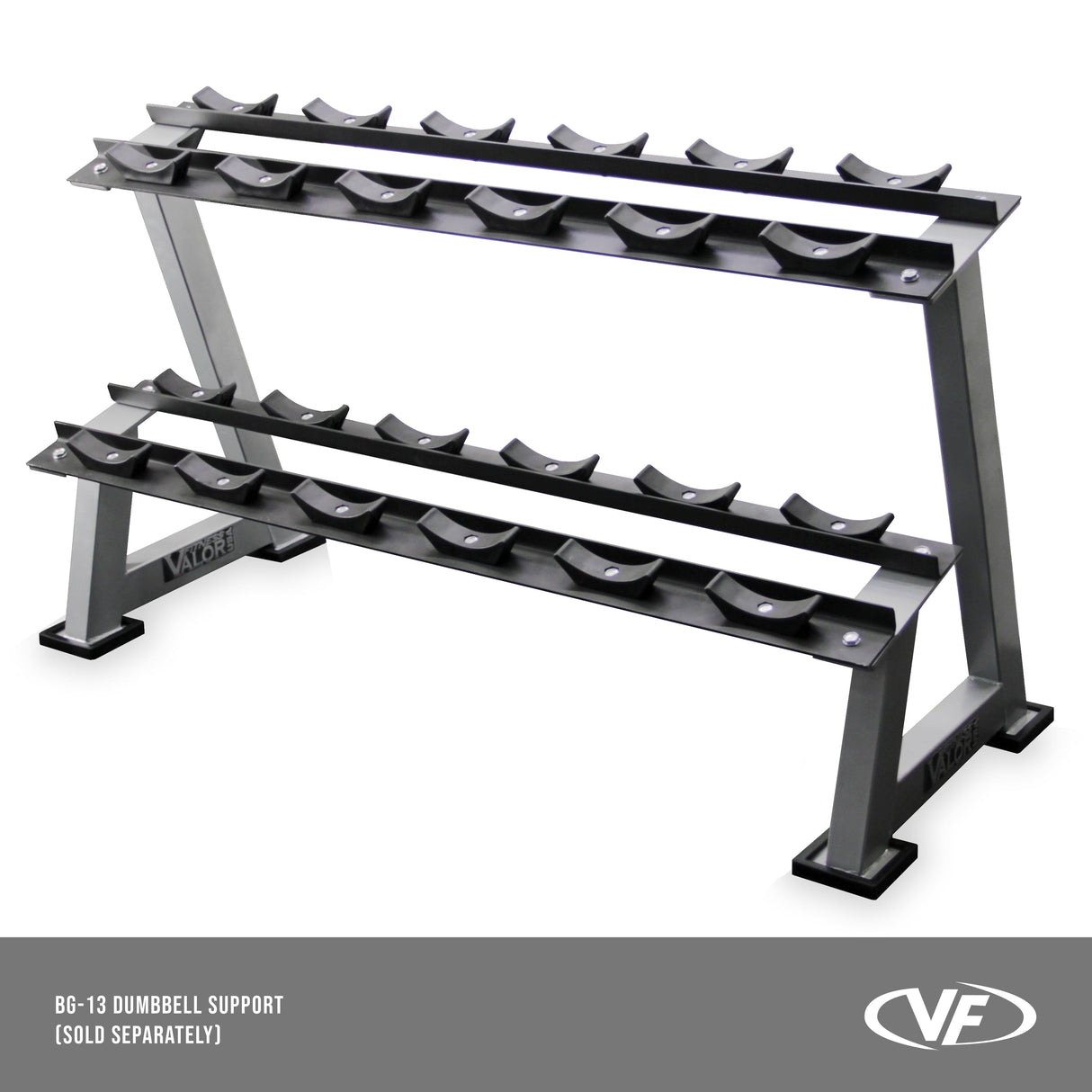 Valor Fitness BG-10, 2-Tier Dumbbell Rack