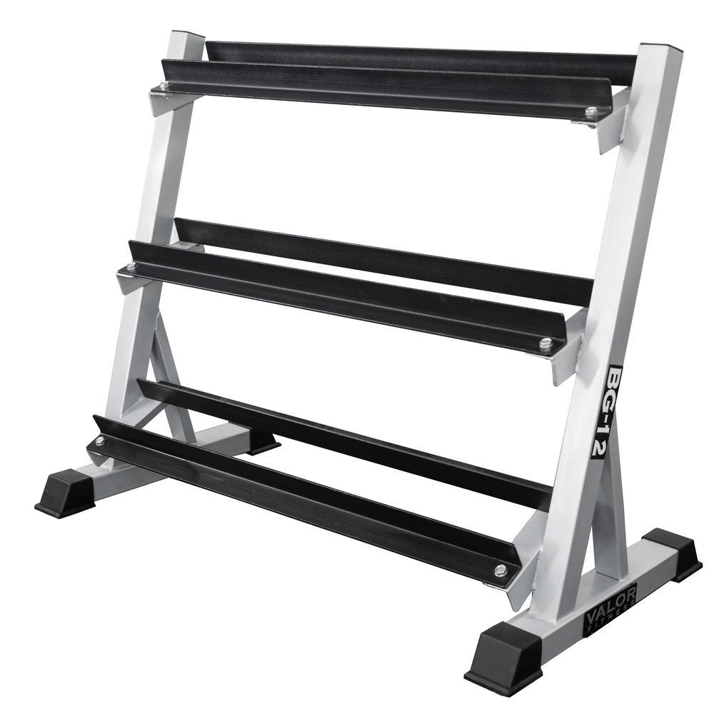 White dumbell online rack