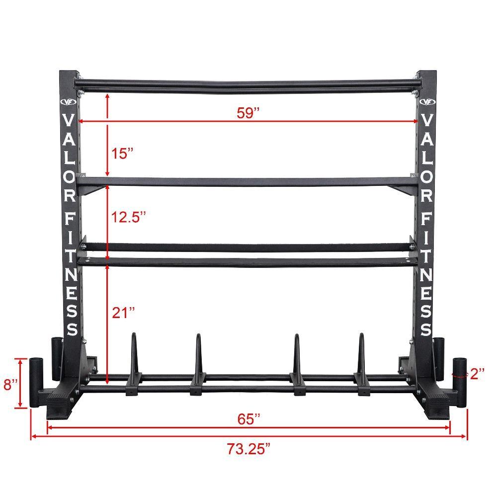 Valor Fitness BG-62, Multi-Functional Storage Rack