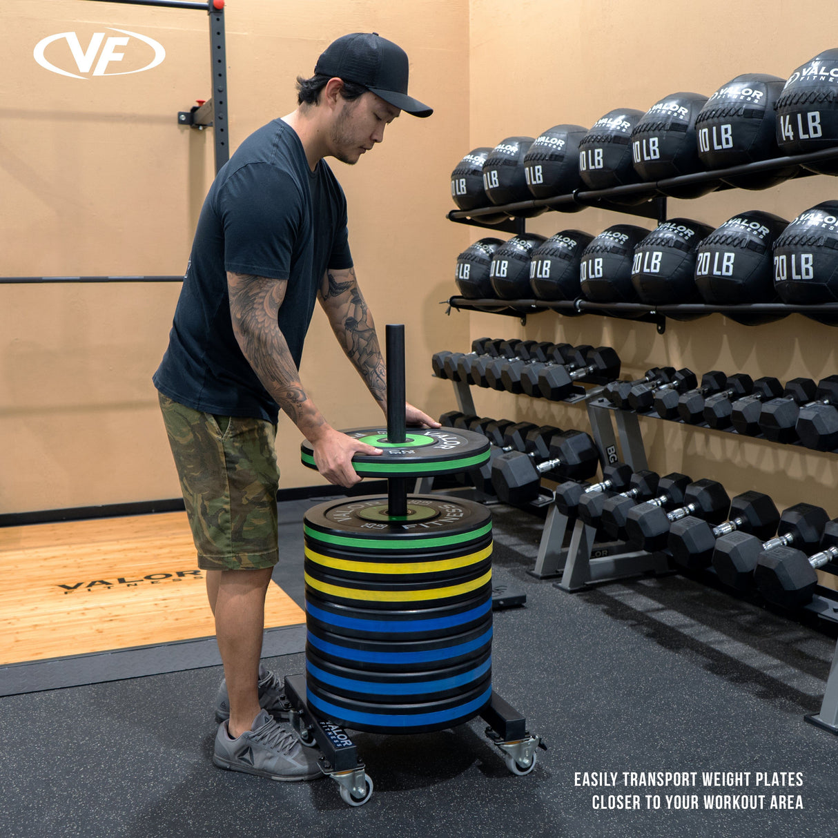 BH-19, Mobile Bumper Plate Stand