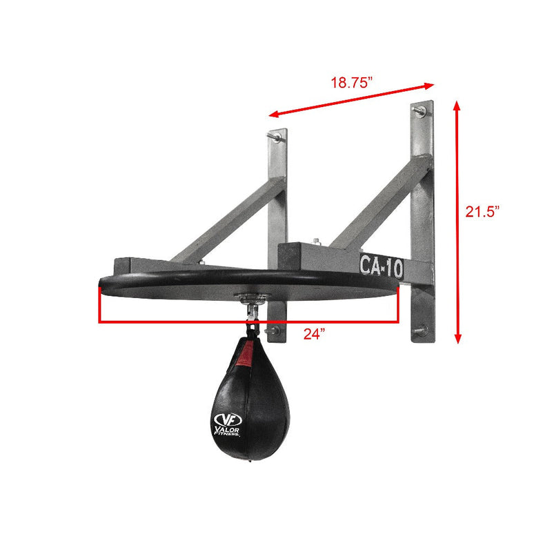 Load image into Gallery viewer, Valor Fitness CA-10, 1&quot; Boxing Speed Bag Platform (Speed Bag Included)
