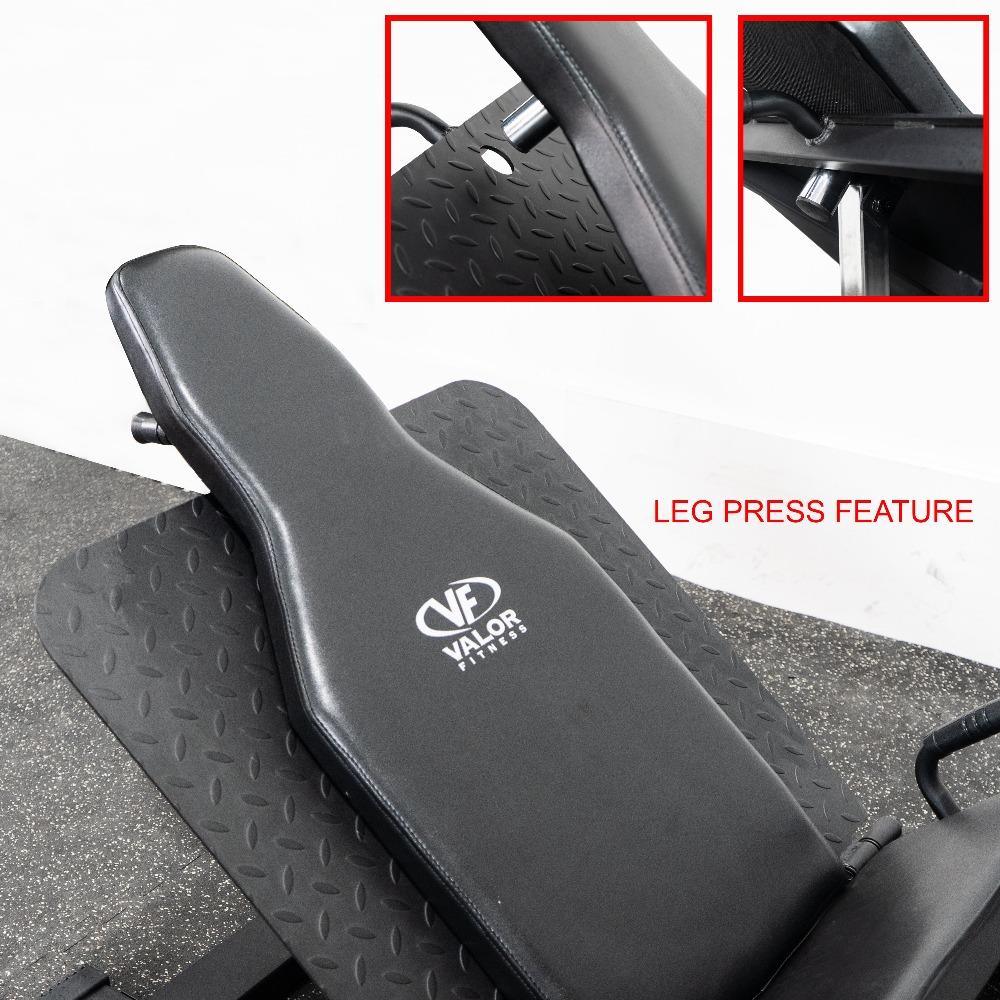 Valor Fitness CC-70, Leg Press Hack Squat Combo Machine
