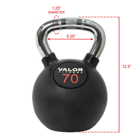 Valor Fitness CKB, Chrome Kettlebells